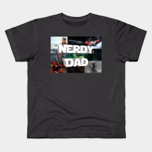 Nerdy Dad logo Kids T-Shirt